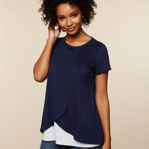 Pull Over Tulip Hem Nursing Shirt